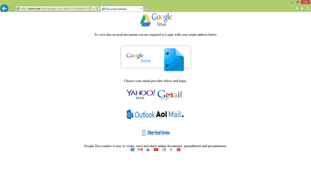 phishing site
