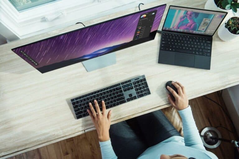 teleworking working from home
