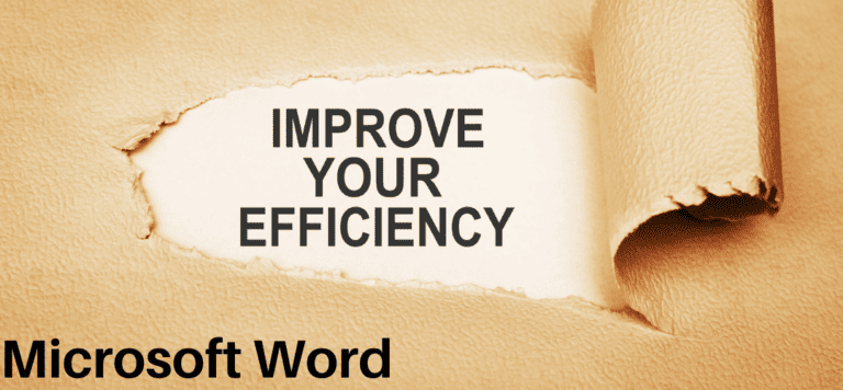 Efficiently Working Efficiently Working